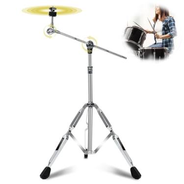 Imagem de Suportes de Braco de Prato, Estante para Bateria, Espessura de 25 Mm de Diâmetro, Altura Ajustável, Feltro Espesso, Suporte com Pernas Extensíveis, Antiderrapante, Suporte Pratos de Bateria