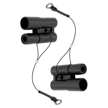 Imagem de NTSUMI 1 par de capa de plugue de tampa de poeira para limpar neve MSC05081 MSC03721 Apto para Boss HYD01684 HYD01690 cabo de alimentação, kit de capa de conector de arado