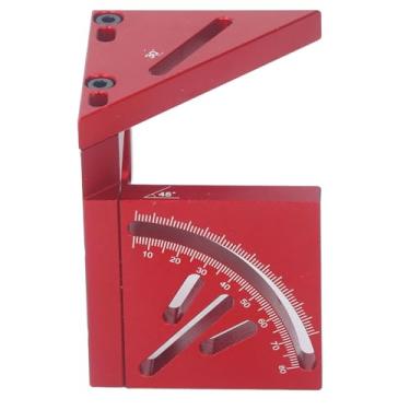 Imagem de Transferidor 3d 45 Graus Régua Régua (Vermelho)