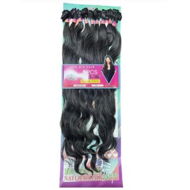 Imagem de Cabelo Bio Vegetal Brazilian Hair Style 320gr - GM Hair, Silver