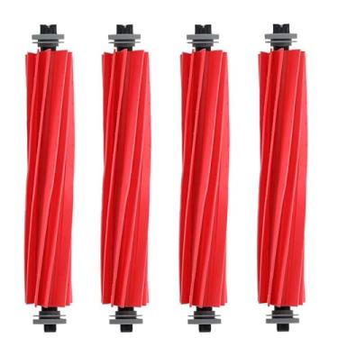 Imagem de Chrostion Pacote com 4 escovas principais de substituição para aspirador Roborock Q7, Q7+, Q7 Max, Q7 Max+, S7 Series, QV 35A/35S, Q Revo, Qrevo S/MaxV/Pro/Plus