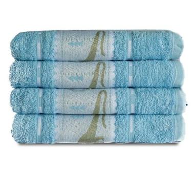 Imagem de Kit 04 Toalhas de Banho Infantil Puppy Kids - Dianneli Toalhas de Banh