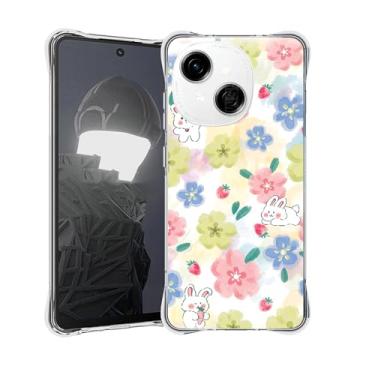 Imagem de jioeuinly Capa para celular Tecno Spark Go 2025 compatível com Tecno Spark Go 1 / GO 1S / Pop 9 4G [Proteção espessa de silicone macio][Efeito luminoso] YGH-SH