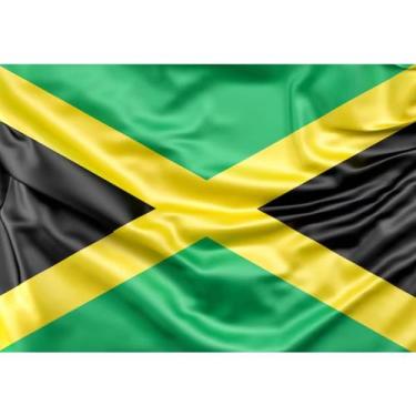 Imagem de Bandeira Jamaica 1,50x0,90mt Copa do Mundo Feminino - WCAN