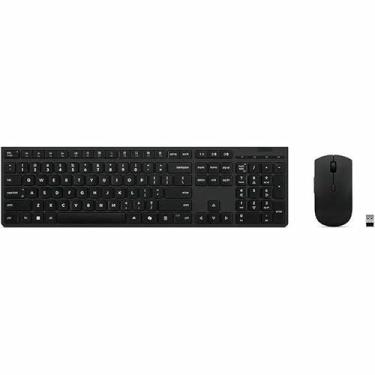 Imagem de Lenovo Combo de teclado e mouse profissional sem fio recarregável - Inglês dos EUA