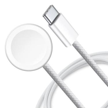 Imagem de Carregador Relógio Watch Compatível Serie 7 8 9 e Watch Ultra Cabo Tip