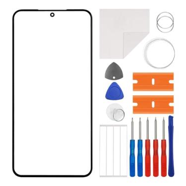 Imagem de E-yiiviil Substituição do digitalizador da lente de vidro frontal com conector compatível com Samsung Galaxy S23 SM-S911B 6,1 polegadas com ferramentas