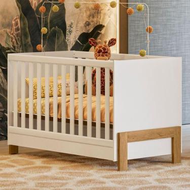 Imagem de Berço Mini Cama Fantasia 2 em 1 Branco - Qmovi, Branco, Moderno