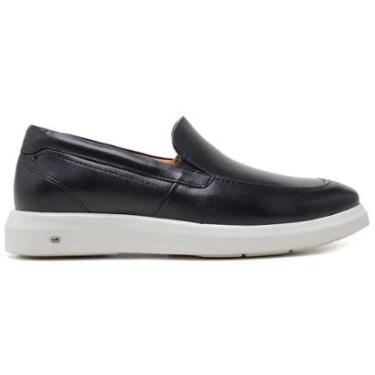 Imagem de Sapato Jota Pe Casual Preto Em Couro Sandler 91150-Masculino