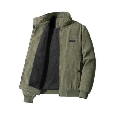 Imagem de Jaqueta De Inverno Masculina Grossa E Quente Com Forro De Fleece, Casa