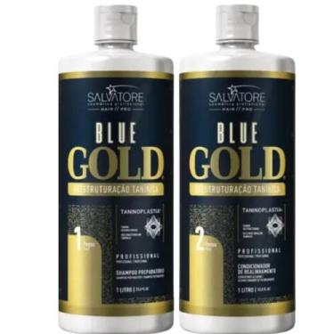 Imagem de Escova Progressiva Salvatore Blue Gold- 2x1L