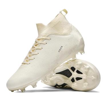 Imagem de TOPSFEBA Chuteiras de futebol para homens e mulheres, sapatos de futebol de interior, unissex, sapatos de beisebol juvenil, sapatos de rúgbi, adulto, AG FG TF, botas de futebol, largo, tênis de treino