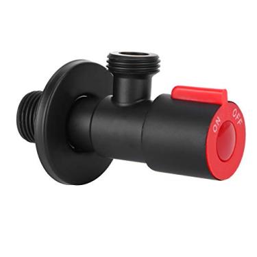 Imagem de GLOGLOW Válvulas de Controle de Fluxo do Chuveiro Válvula ângulo para Suprimentos de Banheiro do Banheiro, Tinta de Assadeira Hightemperature, G1/2 Frea para Suprimentos de No, Tinta de Assadeira
