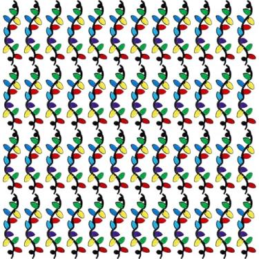 Imagem de Tigeen 48 peças de remendos de luzes de Natal, adesivos de ferro em massa para chapéus, kit de reparo de roupas, aplique de costura, acessório DIY para mochila e calça