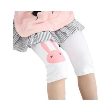 Imagem de Leggings De Algodão Elástico Para Meninas Em Cores De Algodão Doce, Ca
