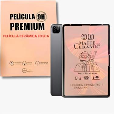 Imagem de Película Cerâmica Fosca Tablet IPAD 11 PRO / 11 PRO 2024 (M4) 11 AIR 2024 (M3) 11 POLEGADAS Sensação de Papel,Anti Relexo,Anti Risco, Anti Poeira e Não Deixa Marca De Dedo Na Tela