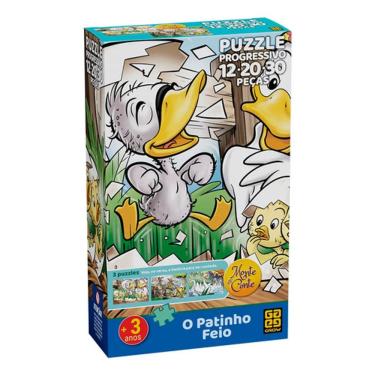 Imagem de Quebra Cabeça Progressivo - O Patinho Feio - Grow