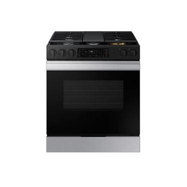 Imagem de Fogão de Piso Samsung de 05 Bocas Serie 3 com Wifi e Air Fry Inox - NSG6DG83