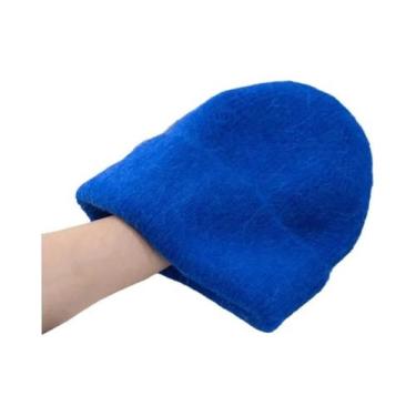 Imagem de Chapéu Feminino de Malha com Pele de Coelho - Quentinho para o Inverno