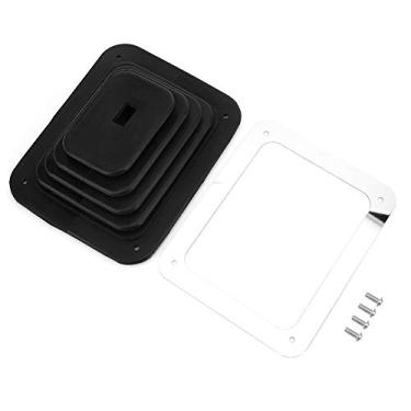 Imagem de Naroote Capa Protetora contra Poeira do Câmbio de Borracha para Manual Automático 350, Placa de Acabamento Cromado Em Liga de Alumínio, Isolamento de Alta Frequência, Instalação Simples Com