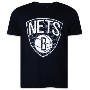 Imagem de Camiseta Regular NBA Brooklyn Nets World Of Logos-Masculino
