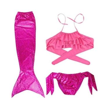 Imagem de Cauda de sereia para crianças 2025 novas meninas cosplay sereia cospla