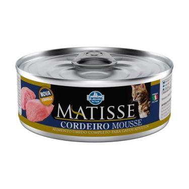 Imagem de Ração Úmida Farmina Matisse Mousse Lata Gatos Cordeiro 85g