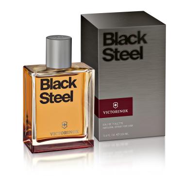 Imagem de Perfume Black Steel Exército Suíço 3.4 Oz Spray - Sofisticação Masculina
