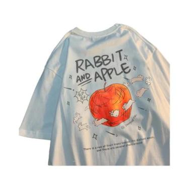 Imagem de Camiseta Masculina Retrô Com Gola Redonda E Manga Curta Com Estampa De