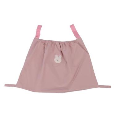 Imagem de TOPINCN Saco de Suspensão do Carrinho de bebê, Organizador do Armazenamento das Garrafas das Fraldas Material de Náilon para o Carrinho de Mão da Bagagem Ao Ar Livre (Rosada)