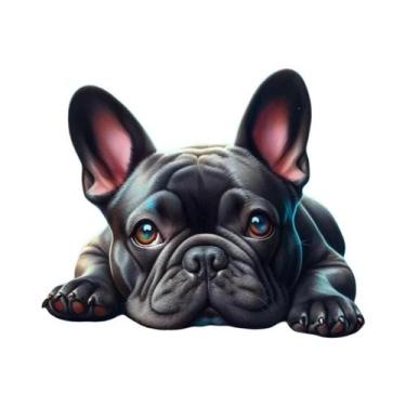 Imagem de Kit De Pintura Em Diamante De Bulldog Francês 5D DIY Bordado De Cão Ar