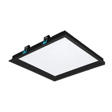 Imagem de Painel Led 30W Stella Embutir Deep 34,8cm Recuado Preto 4000K STH8905P