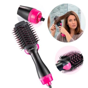 Imagem de Escova Secadora Profissional Multifuncional 3 Velocidades com Tecnolog