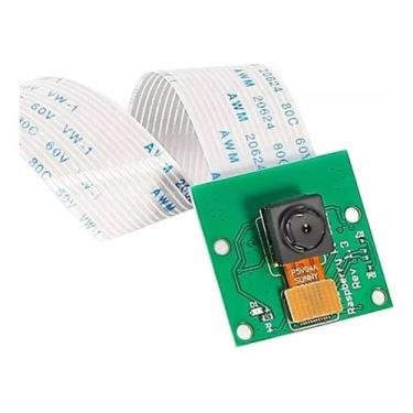 Imagem de Módulo Câmera Para Raspberry Pi 5Mp Com Cabo Flat C/ - OEM