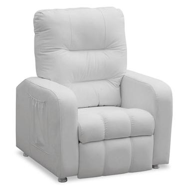 Imagem de Poltrona Do Papai Reclinável Turim Corino Branco - Speciale