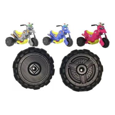 Imagem de 2 Rodas Traseiras Da Moto Xt3 Bandeirante