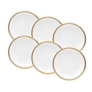 Imagem de Conjunto De 6 Pratos Rasos De Porcelana 28Cm Paddy Wolff