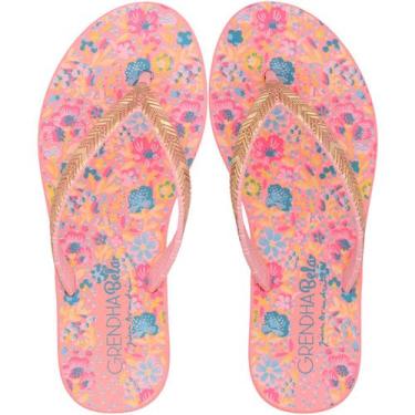Imagem de Chinelo De Dedo Infantil Grendha Bela Amor Em Flor Menina, Rosa, 29/30