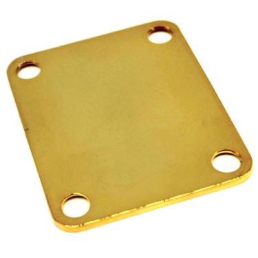 Imagem de Neck Plate Spirit placa junção braço guitarra baixo Dourado