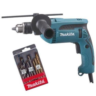 Imagem de Furadeira de Impacto 1/2" HP1640X2 C/ 9 Brocas 220V - MAKITA, 220V