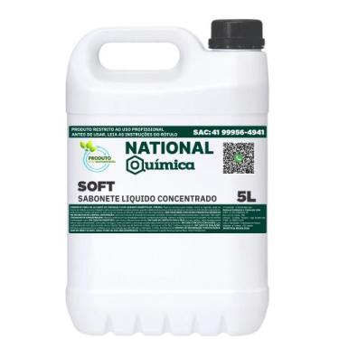 Imagem de Sabonete Líquido Concentrado para Mãos 5 L Soft National Química