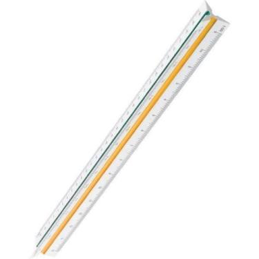 Imagem de Escalímetros Triangular 30Cm Waleu