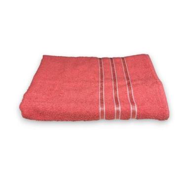Imagem de Toalha de Rosto Macia Festiva 45x70  - Camesa, Vermelho