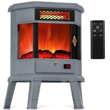 Imagem de Aquecedor elétrico de lareira RealSmart 56 cm infravermelho 5118 BTU 1