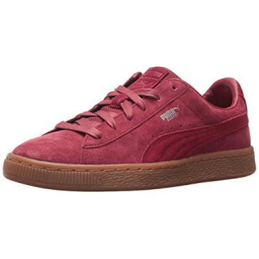 Imagem de PUMA Tênis unissex infantil Basket Classic Weatherproof, Vermelho, 20