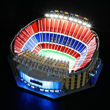 Imagem de GEAMENT LED Light Kit Compatible with Lego Camp NOU – FC Barcelona - Lighting Set for Creator 10284 Building Model (Lego Set Not Included)