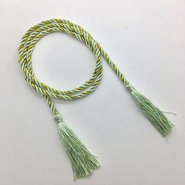 Imagem de Suportes de cortina corda de ligação de bola pendurada bola pendurada fivela de cortina de orelha acessórios acessórios cinto de corda simples amarrado à mão, T9,2 PCS