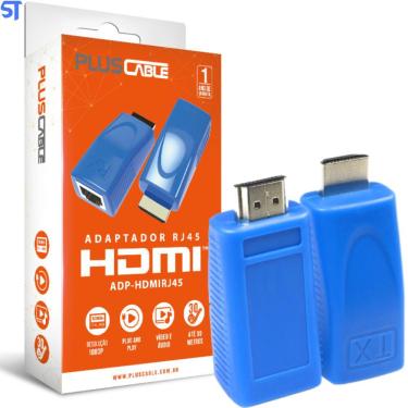 Imagem de Adaptador HDMI/RJ45 ADP-HDMIRJ45BL PlusCable