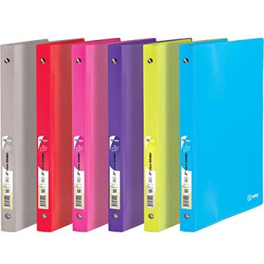 Imagem de Encadernação de exibição de anel de 3 mm de poliéster com bolso permite a carga rápida e sem complicações de inserções de coluna e evita o engajamento e o alinhamento de anéis de bagunça (pacote com 3) - da Emraw, Clear