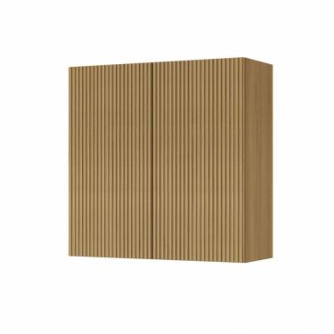 Imagem de Armario Aereo 2 Portas Nesher Rainha 80cm Ripado 100 Mdf